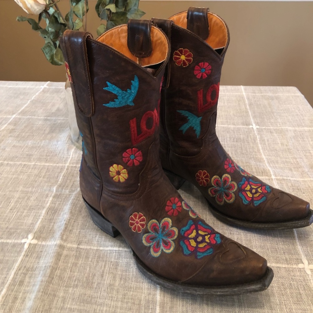 Old Gringo Checruda Brass Cowgirl Boot